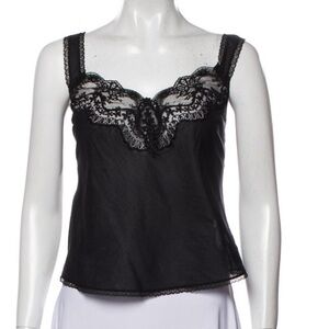 Vintage Christian Dior Lace Tank Top